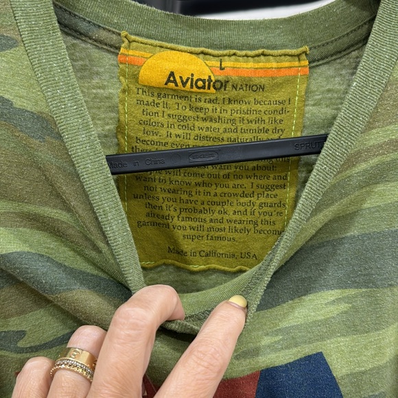 Aviator nation, Camo-  size large - rare find very soft!! - Picture 3 of 8